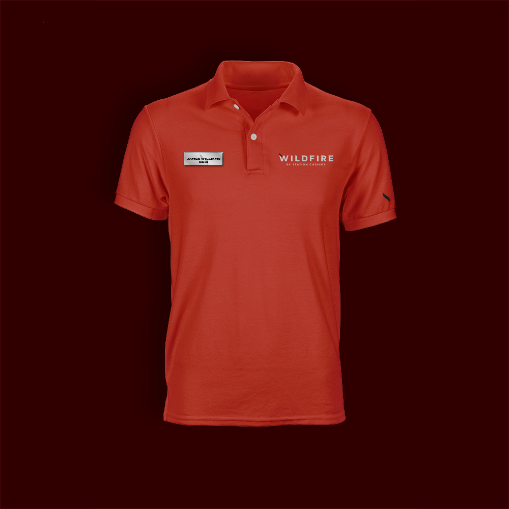 Wildfire logo polo shirt