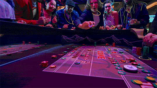 Craps table play at Gila River Resorts & Casino